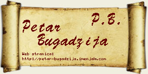 Petar Bugadžija vizit kartica
